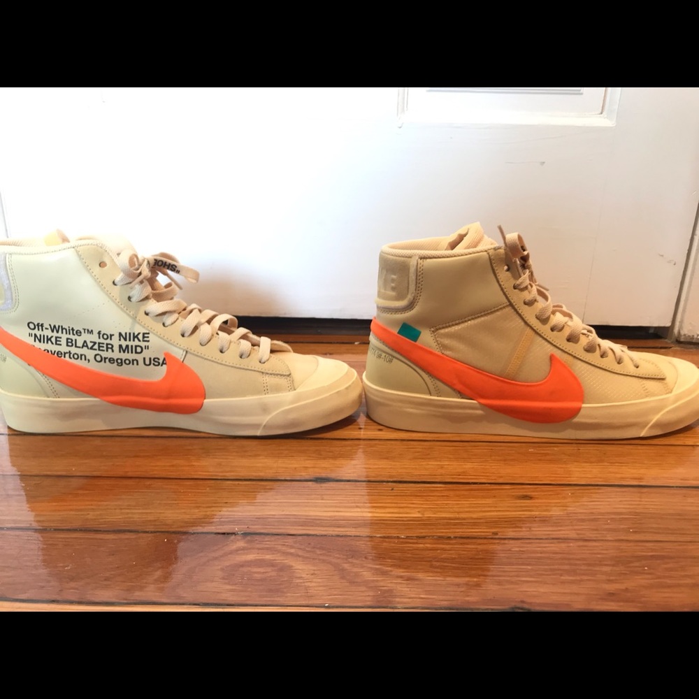 NEW Nike OFF-WHITE x Blazer Mid 'All Hallows Eve’ - Picture 4 of 7